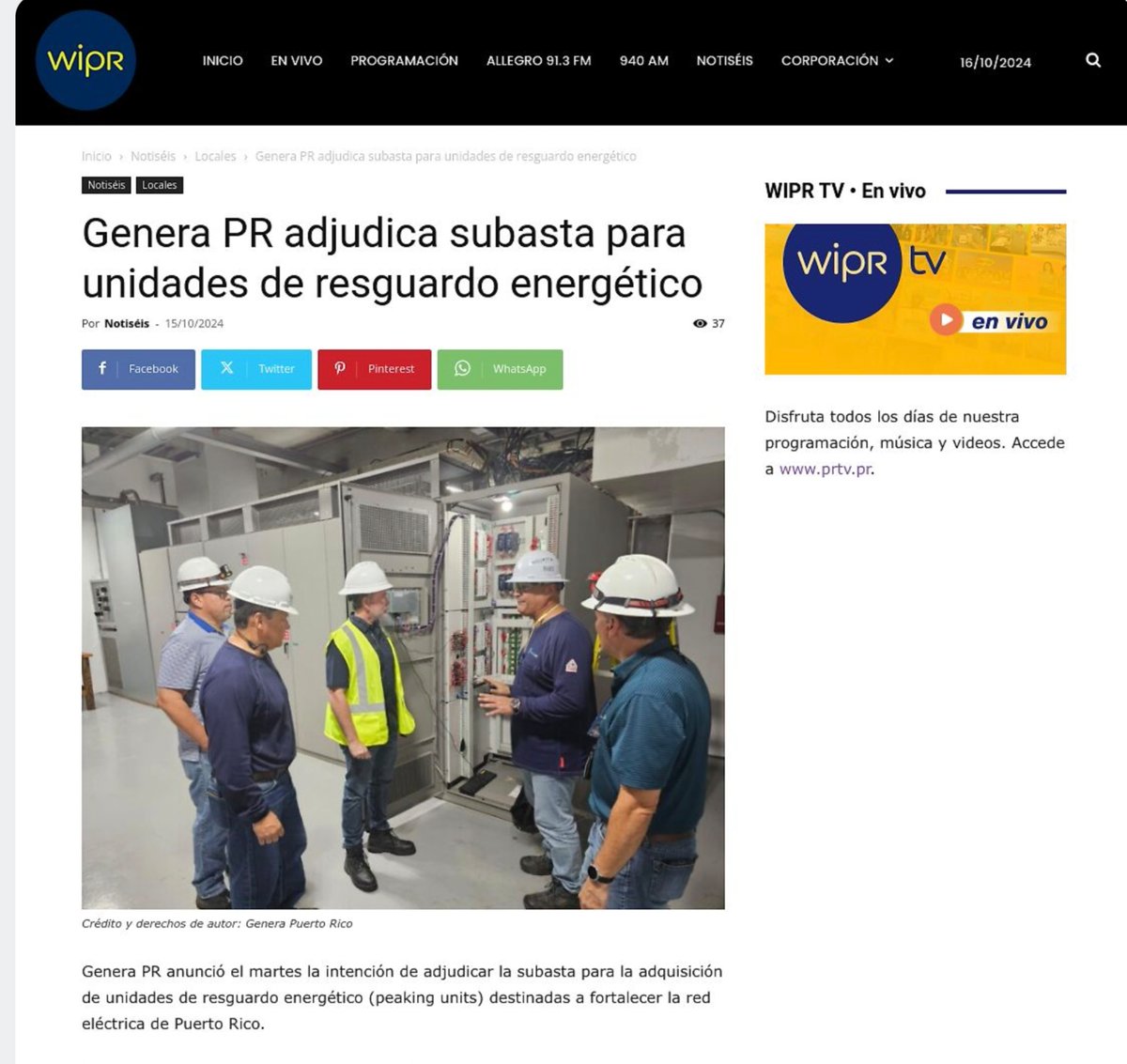 Genera PR tweet media