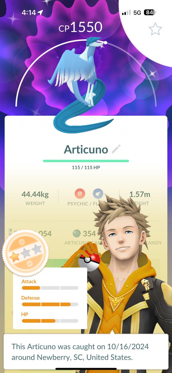 WardChocko's tweet photo. Took 44 Ultra balls to catch 😅.  So pumped!!  Let’s Go ✨ @JT_Valor @IvanEspinozaSR @ItsFleeceKing https://t.co/j7IeYv4Rw5