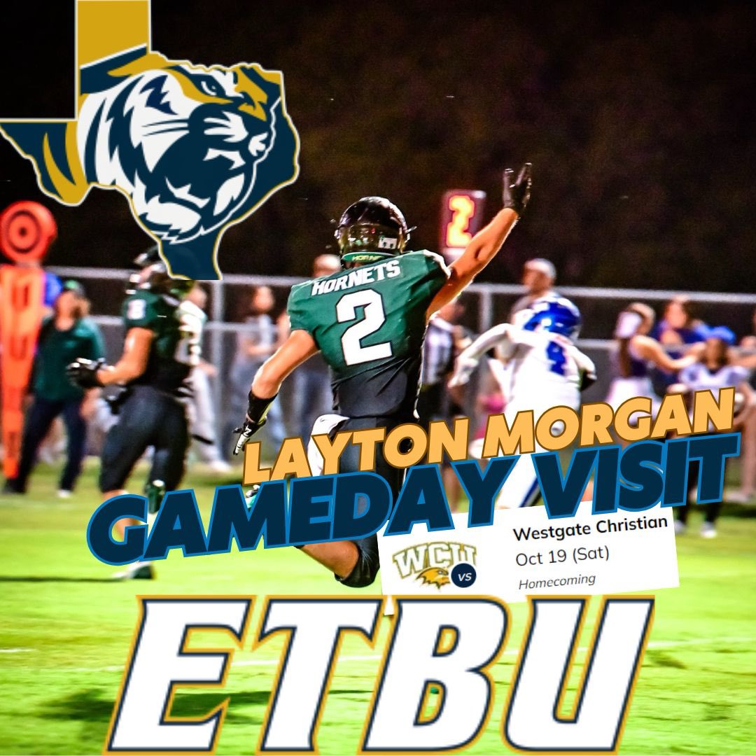 Layton14045667's tweet photo. Exited to get to watch this homecoming game! Looking to see a W! @ETBUCoachWillis https://t.co/UXNDR6tZdo
