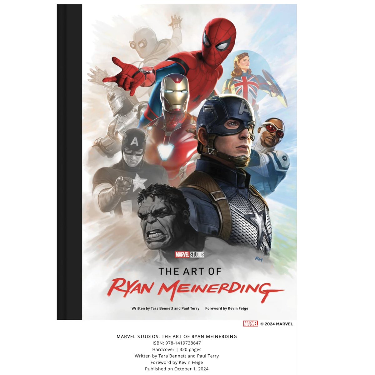 Paul Terry (@cellarscape) on Twitter photo Our new book MARVEL STUDIOS: THE ART OF RYAN MEINERDING (art by <a href="/MeinerdingArt/">Ryan Meinerding</a>, co-authored by me & <a href="/TaraDBennett/">Tara Bennett</a>, foreword by #KevinFeige) is out now as a SIGNED LIMITED EDITION (pics 1-3) + regular edition (pic 4):
Ltd: abramsbooks.com/product/marvel…
Regular: abramsbooks.com/product/marvel… Our new book MARVEL STUDIOS: THE ART OF RYAN MEINERDING (art by <a href="/MeinerdingArt/">Ryan Meinerding</a>, co-authored by me & <a href="/TaraDBennett/">Tara Bennett</a>, foreword by #KevinFeige) is out now as a SIGNED LIMITED EDITION (pics 1-3) + regular edition (pic 4):
Ltd: abramsbooks.com/product/marvel…
Regular: abramsbooks.com/product/marvel…