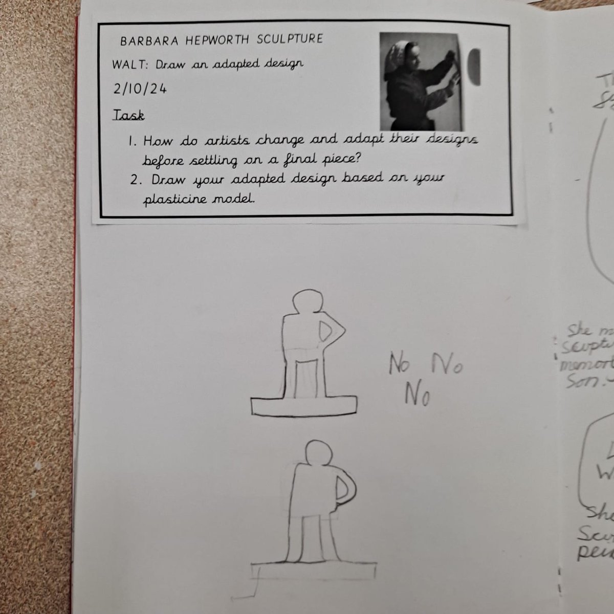 fourstmarys's tweet photo. We were inspired by Barbara Hepworth's work to create our own designs... https://t.co/zWFRA43S9i