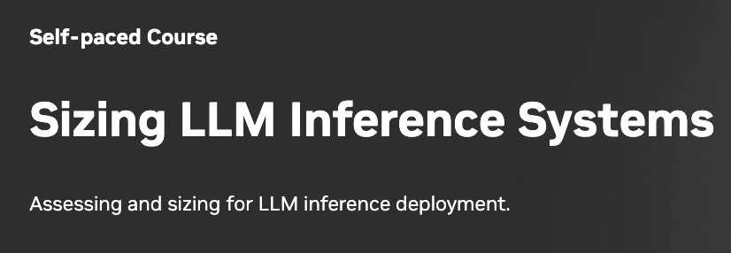 sergiopprz's tweet photo. Are you interested in AI Inference and want to dive deeper?  Dima Mironov and I have created a practical course about "Sizing LLM Inference Systems". 

Check it out and let us know what you think: https://t.co/YpsJFy8iKY https://t.co/g8aSOqKICA
