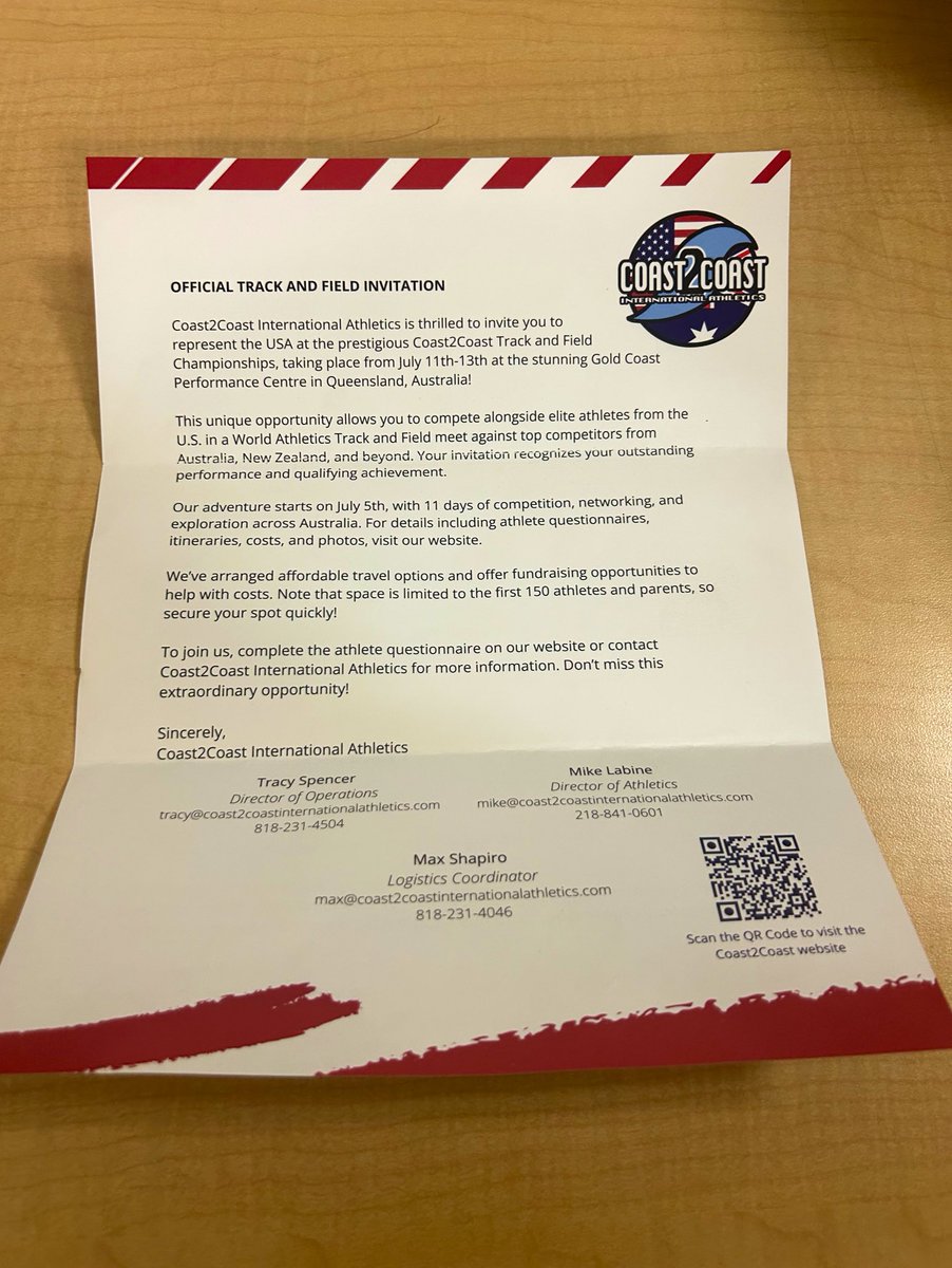 Jeremiah Wallace ‘2025 (@w4llacejeremiah) on Twitter photo Extremely blessed to have been invited to compete at the Coast2Coast invitational. <a href="/KelvinHunter21/">Kelvin Hunter(Coach Hunt)</a> <a href="/JhRath/">Joseph Rath</a> <a href="/CoachBradFoote/">Bradley Foote</a> <a href="/KemarMowatt/">Kemar Mowatt</a> Extremely blessed to have been invited to compete at the Coast2Coast invitational. <a href="/KelvinHunter21/">Kelvin Hunter(Coach Hunt)</a> <a href="/JhRath/">Joseph Rath</a> <a href="/CoachBradFoote/">Bradley Foote</a> <a href="/KemarMowatt/">Kemar Mowatt</a>