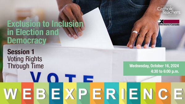 MsTiaDuke's tweet photo. Very excited for session 1 Voting Rights through Time a collaboration between @OECTAProv and @ElectionsCan_E https://t.co/Hq44hj9AkH