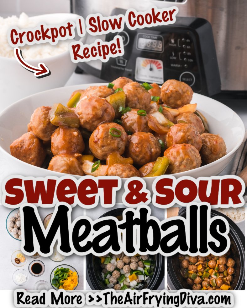 These Crockpot Sweet and Sour Meatballs are easy to make and tasty to eat, making them a nice choice for gatherings or for an easy supper. Slow cooked to perfection in a tangy and sweet sauce!

Read more at: theairfryingdiva.com/crockpot-sweet…