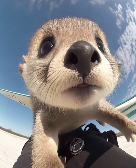 animalsfyp's tweet photo. 🦦 with a GoPro 🥹📸 https://t.co/eDbOU3UtjY