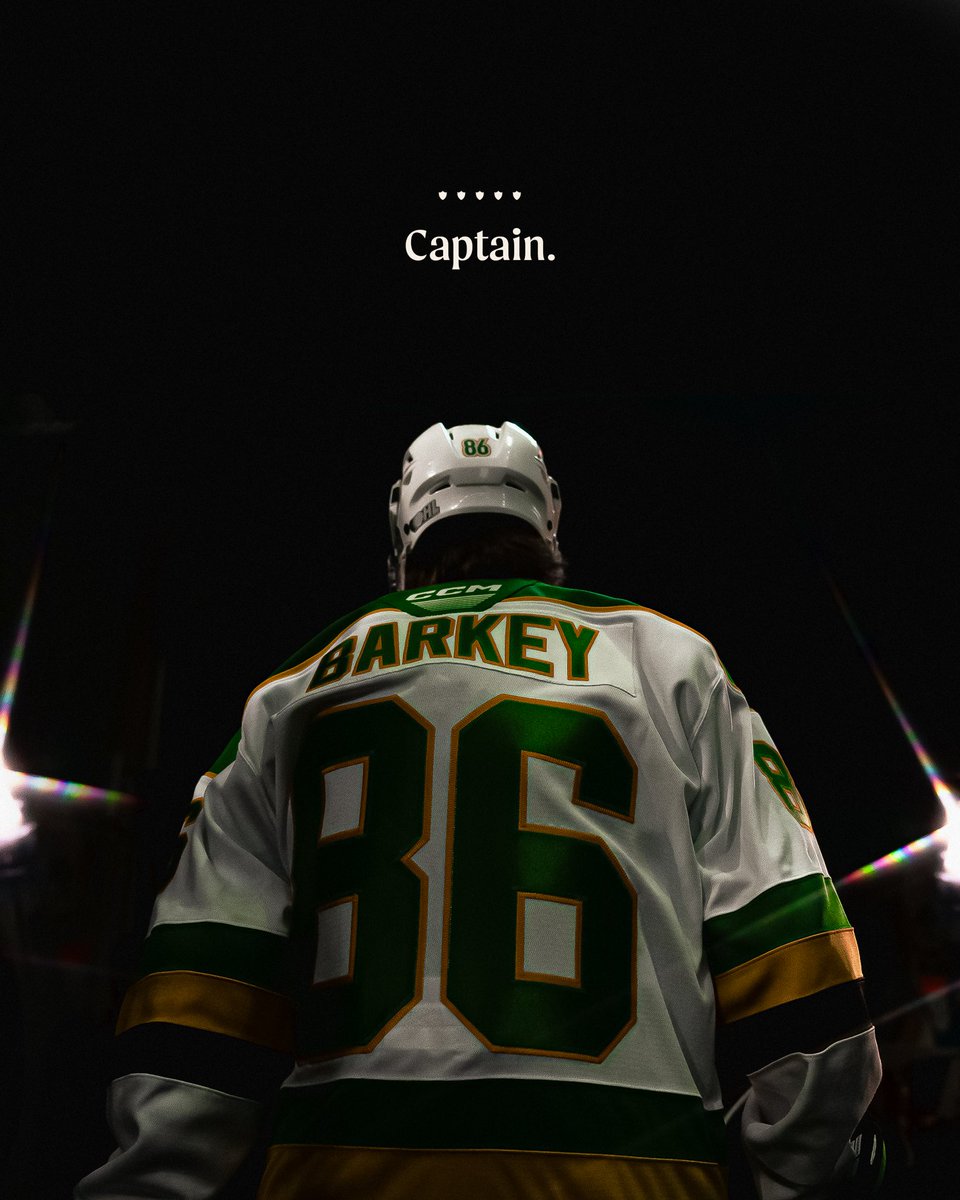 The 53rd captain in franchise history, Denver Barkey.

#Knights | #LetsGoFlyers