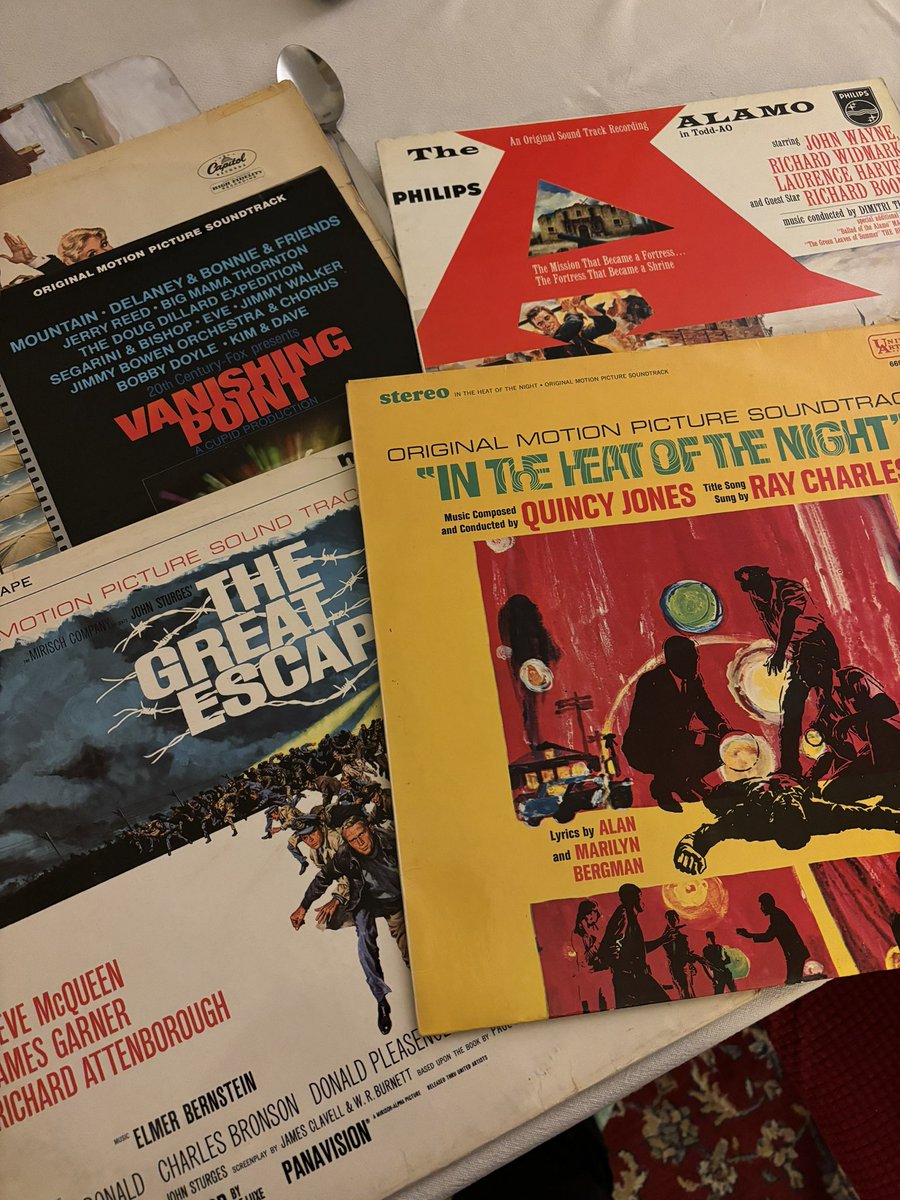 dickydrew's tweet photo. Raided Dads records for the next #youknowthescore at #spunrecords #worthing
#intheheatofthenight #vanishingpoint #thealamo #thegreatescape #vinyl https://t.co/wwU962U2qS