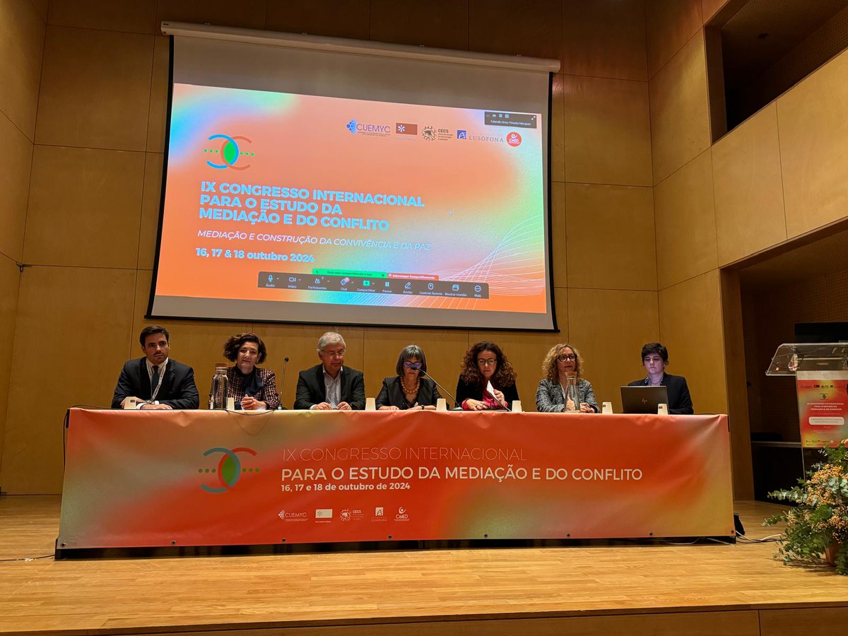 😃¡Estamos felizes por estar em Braga! En esta hermosa ciudad, la Universidade do Minho y la Universidade Lusófona han organizado la IX conferencia de la <a href="/CUEMYC2018/">Conferencia CUEMYC</a>  en cuyo acto de apertura ha estado la presidenta de la CUEMYC y directora de <a href="/MediacionUCM/">Mediación, Negociación y Gestión de Conflictos UCM</a> <a href="/LGVILLALUENGA/">LETICIA GARCÍA VILLALUENGA</a> 👏