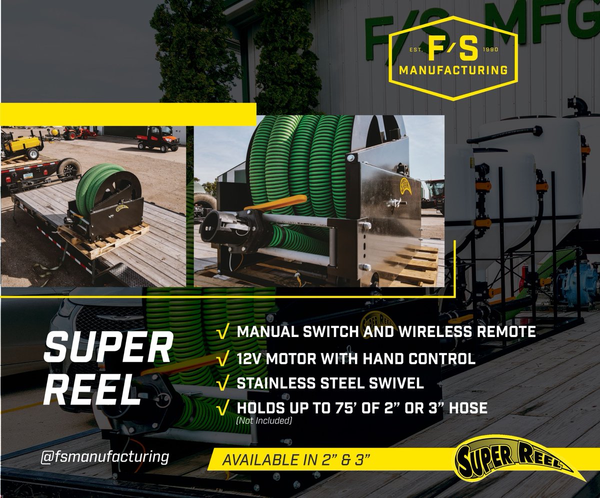 fsmanufacturing's tweet photo. #hosereels #Manufacturing #USAmade #MadeinAmerica #Industrial #agriculture #liquidhandlingequipment https://t.co/gWBsvB8BFU