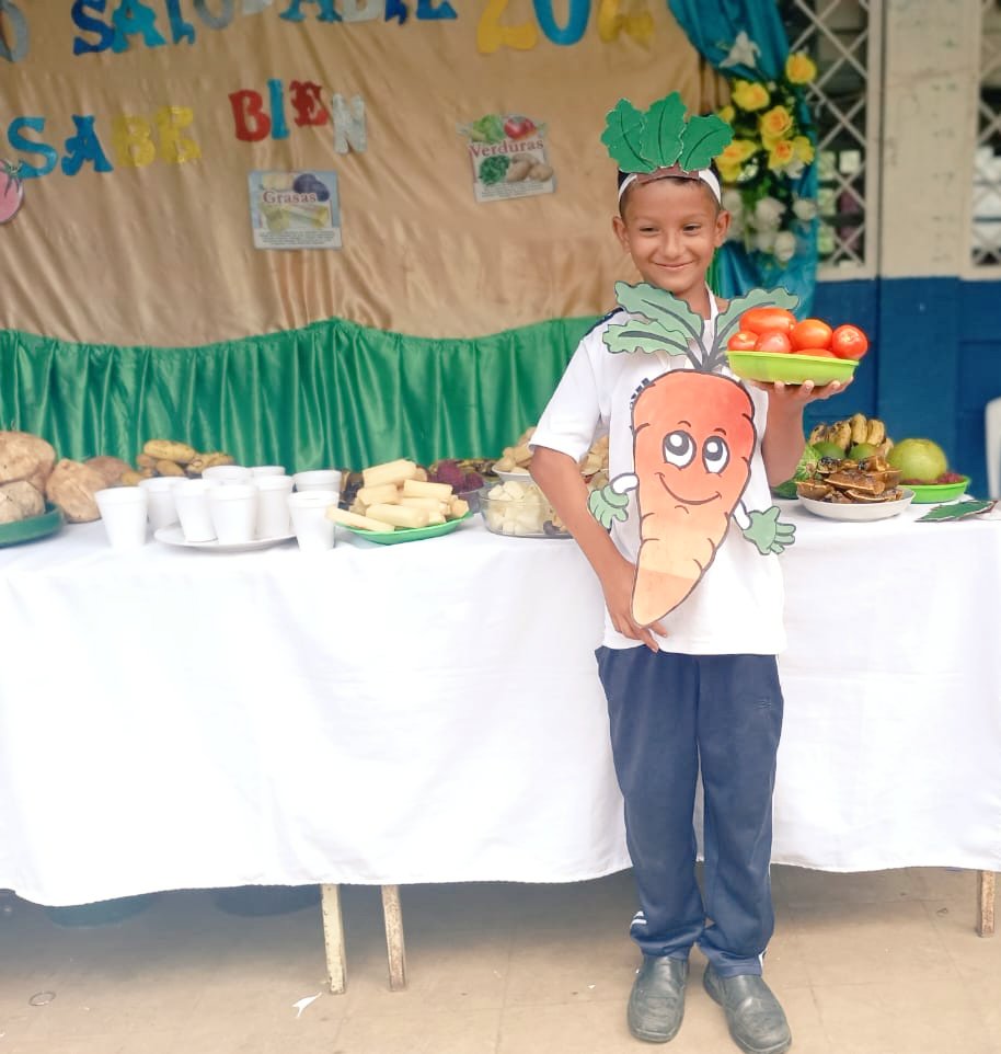 16 de octubre | Día Internacional de la Alimentación 🥣🍛

En Nicaragua a través del Programa Integral de Nutrición Escolar, diariamente se entrega 1 millón 200 mil raciones de alimentos, además de trabajar en los huertos escolares, escuela San Marcos. 🎉