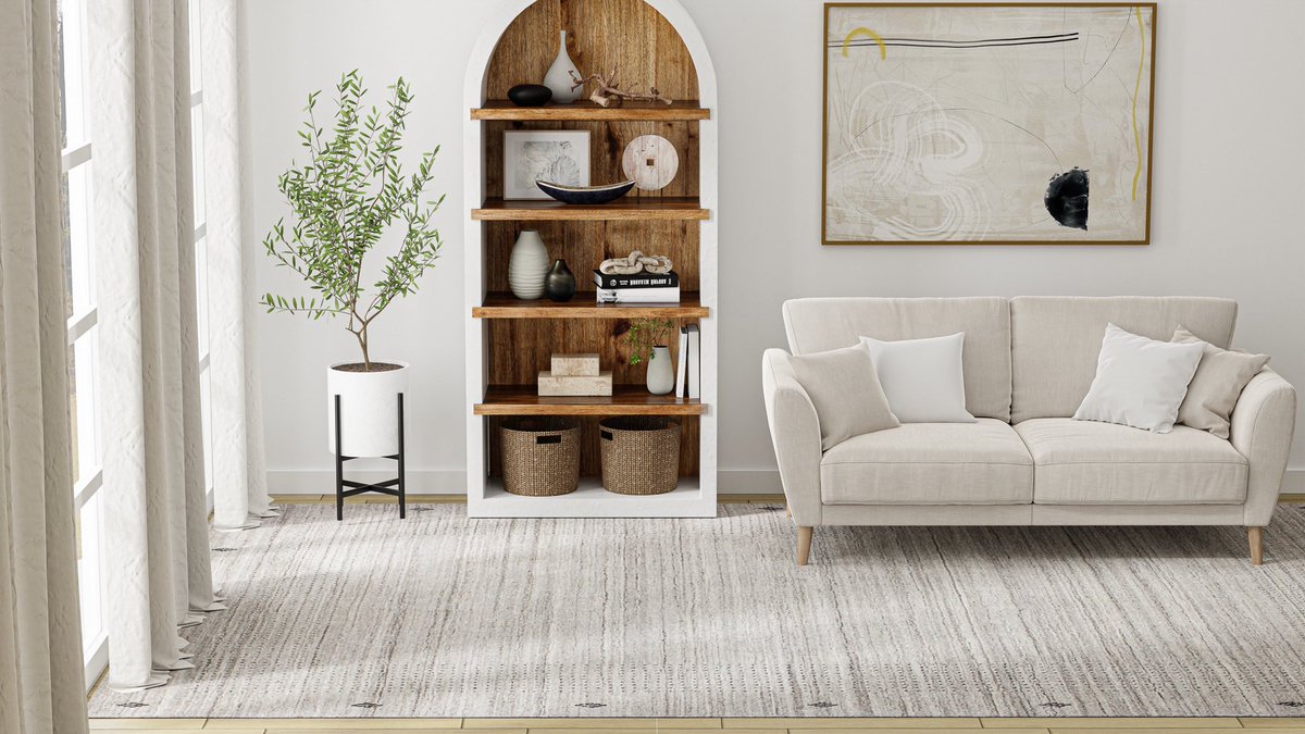 BashianRug's tweet photo. Introducing the Terrain Area Rug 🌿✨. With its subtle, hand-loomed stripes and natural tones, this rug adds effortless style to your home. Crafted from a soft blend of wool and viscose, it’s more than just a rug—it’s a cozy foundation for your space. Minimalist, modern, and made for everyday living. 🛋️ #TerrainRug #EffortlessStyle #ModernComfort
