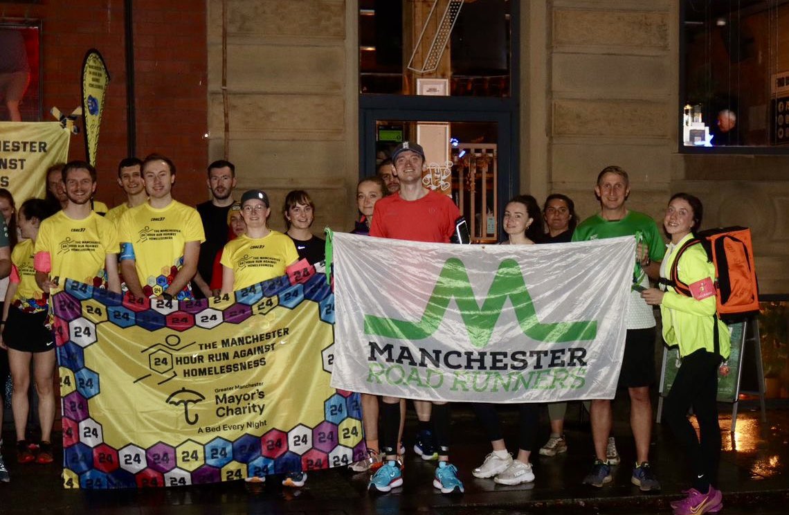 Claire Cameron (@camers1878) on Twitter photo 🐝 Fantastic turnout for <a href="/mcr24hourrun/">Manchester 24 Hour Run Against Homelessness</a> ‘shakeout’ run tonight. Fancy getting involved in this mass participation group 5K relay run on 13-14 November to raise money for the Greater Manchester Mayor's Charity scheme ‘A Bed Every Night'? More details: mcr24hourrun.co.uk 🏃♀️🐝 🐝 Fantastic turnout for <a href="/mcr24hourrun/">Manchester 24 Hour Run Against Homelessness</a> ‘shakeout’ run tonight. Fancy getting involved in this mass participation group 5K relay run on 13-14 November to raise money for the Greater Manchester Mayor's Charity scheme ‘A Bed Every Night'? More details: mcr24hourrun.co.uk 🏃♀️🐝