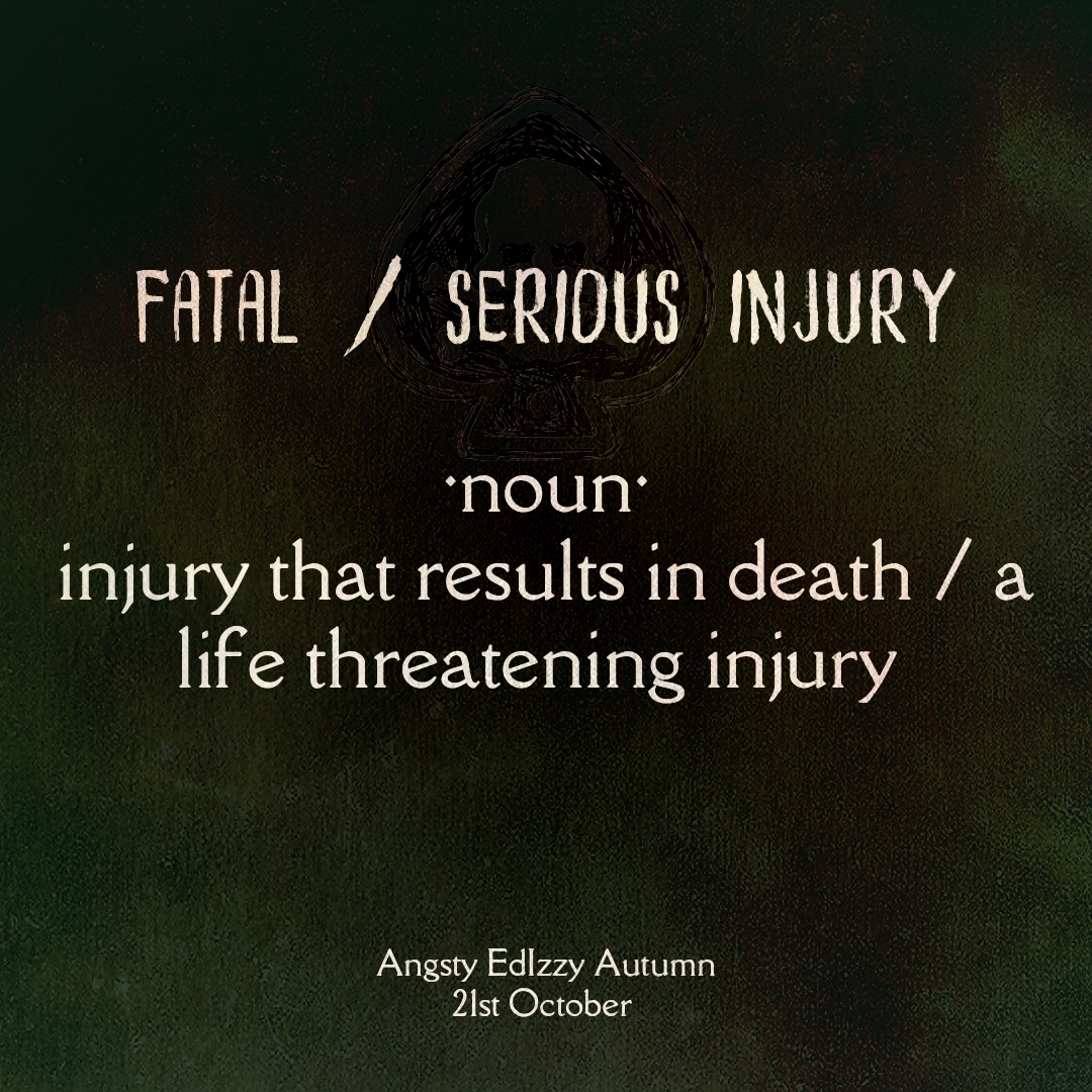 edizzyevents's tweet photo. #AngstyEdizzyAutumn
DAY 17: FATAL / SERIOUS INJURY https://t.co/FsCa5NFRwD