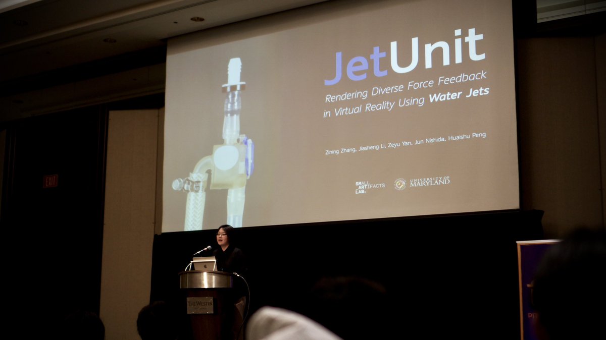 Jun Nishida (@umd_emd) on Twitter photo Congrats to <a href="/XimingShenLiz/">Ximing Shen Elizabeth</a> and <a href="/_ziningzhang_/">Zining Zhang</a> for their amazing talks on haptic exoskeletons! Congrats to <a href="/XimingShenLiz/">Ximing Shen Elizabeth</a> and <a href="/_ziningzhang_/">Zining Zhang</a> for their amazing talks on haptic exoskeletons!