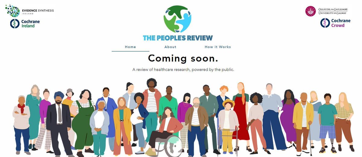 cochranecollab's tweet photo. Cochrane is excited to help launch The Peopleโs Review! ๐
@ThePeoplesRev invites everyone to take part in a #SystematicReview and gain critical thinking skills for health decision-making.
๐ Sign up: https://t.co/YgKwjHeQ4c
๐ค Learn more: https://t.co/1xk6ltFoyi https://t.co/RawazdY4mR