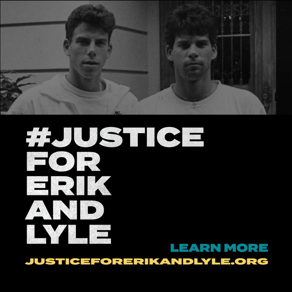 These men served enough time with plenty of evidence to back up their statements. They deserve a second chance at life. #justiceforerikandlyle sign the petition 

justiceforerikandlyle.org/home#petition