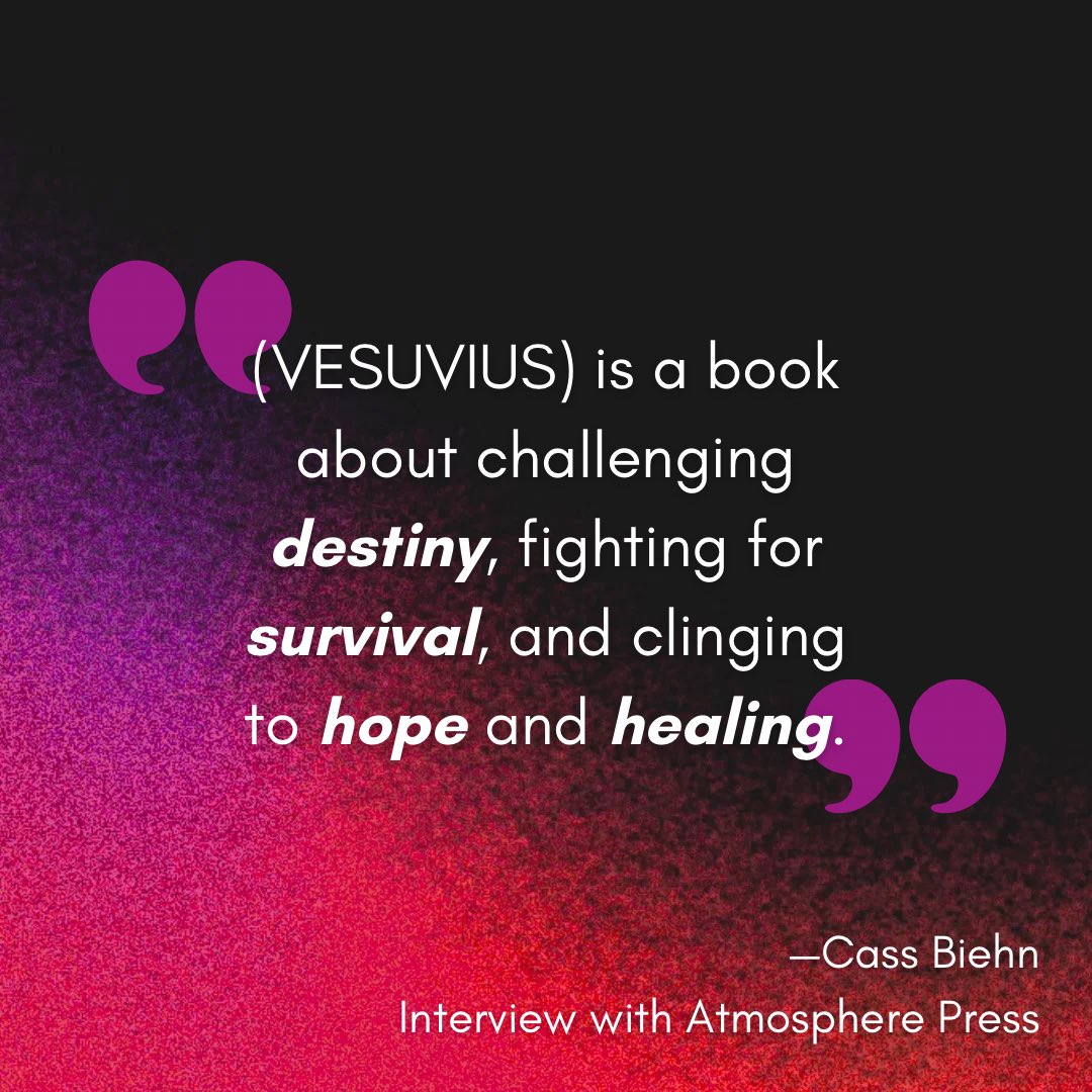 cass biehn | preorder VESUVIUS🌋 (@cassbeewrites) on Twitter photo Hey! I sat down with <a href="/atmospherepress/">Atmosphere Press</a> to chat all things VESUVIUS, my debut Pompeii novel releasing next June!
Check out the article for inspiration behind the book, what I hope readers take away from it, and what’s coming next ✨🌋
<a href="/peachtreeteen/">Peachtree Teen</a> Hey! I sat down with <a href="/atmospherepress/">Atmosphere Press</a> to chat all things VESUVIUS, my debut Pompeii novel releasing next June!
Check out the article for inspiration behind the book, what I hope readers take away from it, and what’s coming next ✨🌋
<a href="/peachtreeteen/">Peachtree Teen</a>
