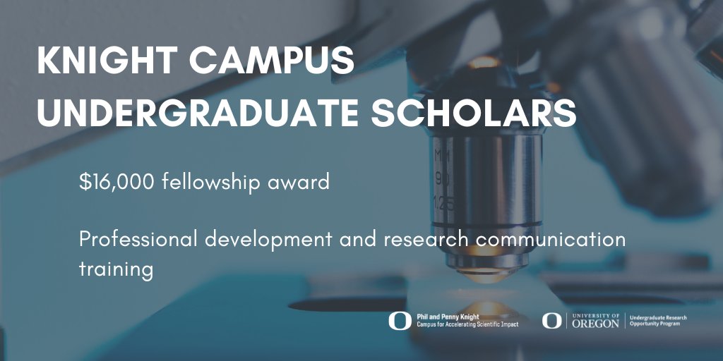 UO Undergraduate Research tweet media