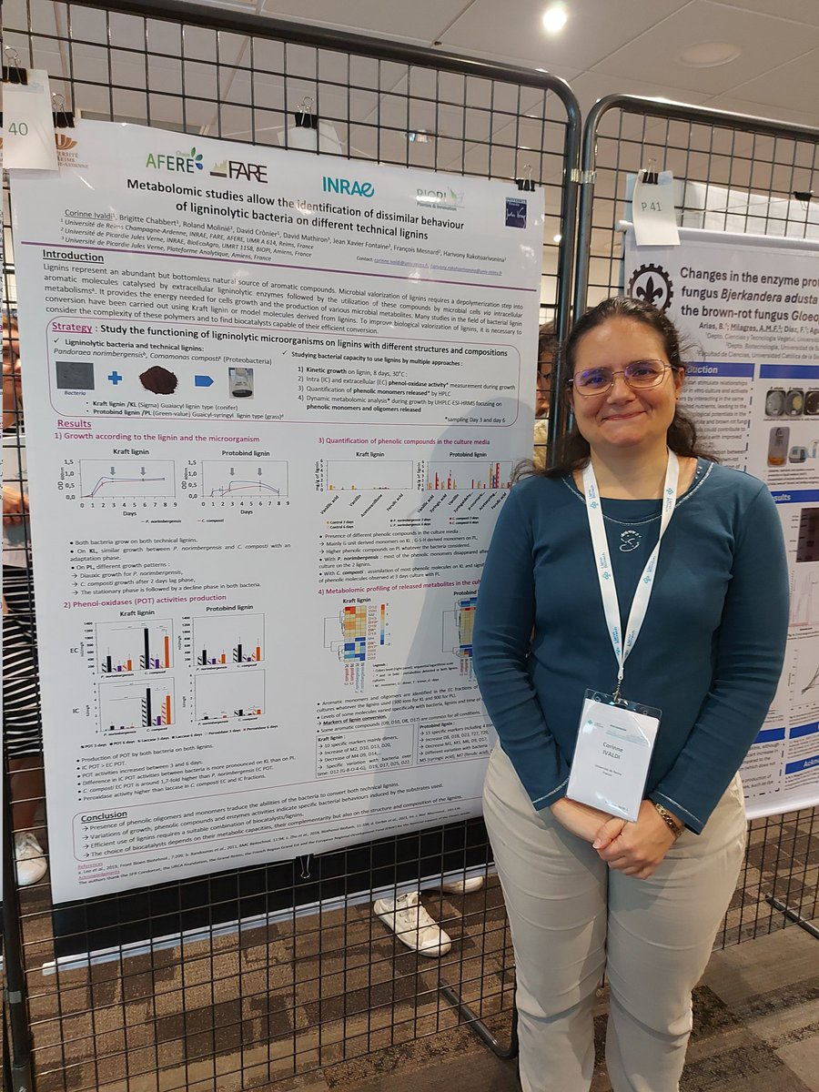 FARE_Reims's tweet photo. #Lignobiotech 2024 meeting in #Toulouse - Corinne Ivaldi @FARE_Reims presenting not only one but two posters! Great job! https://t.co/ThllSOfyyN