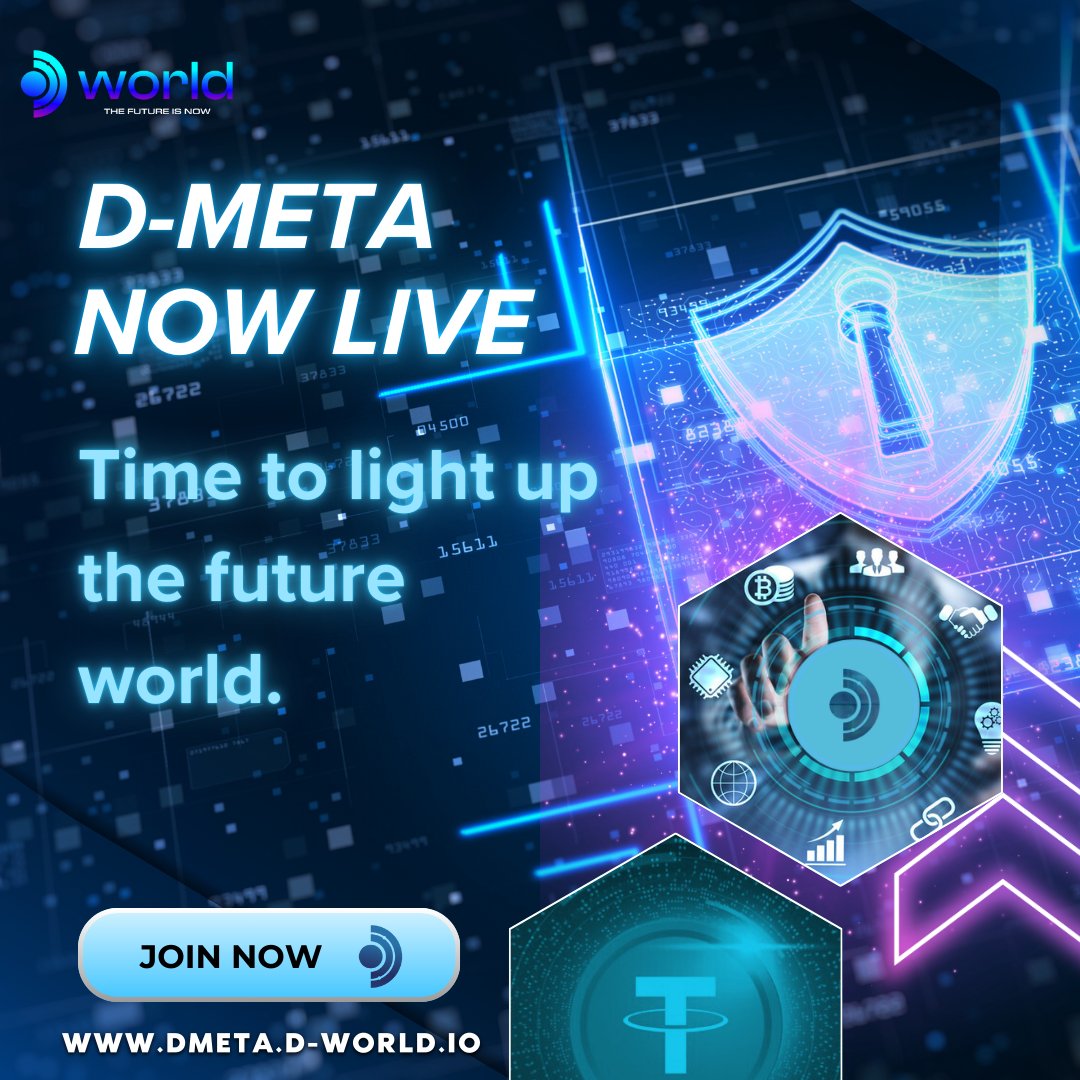 DWorldWeb3's tweet photo. D-Meta it's time to light up the future💥🔥
"D-World"
#crypto #blockchain #smartcontract https://t.co/9H6AHg8626