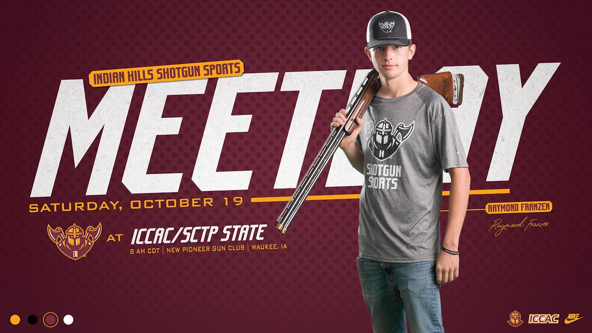 STATE CHAMPIONSHIPS! <a href="/IHCCshoot/">Indian Hills Shotgun Sports</a> is back at a familiar venue at New Pioneer Gun Club in Waukee to take part in its two-day fall finale at the <a href="/ICCACSports/">ICCAC Sports</a> /SCTP State Championships. Action begins at 8 a.m. today and 11 a.m. on Sunday.

#WeAreWarriors | #WarriorNation