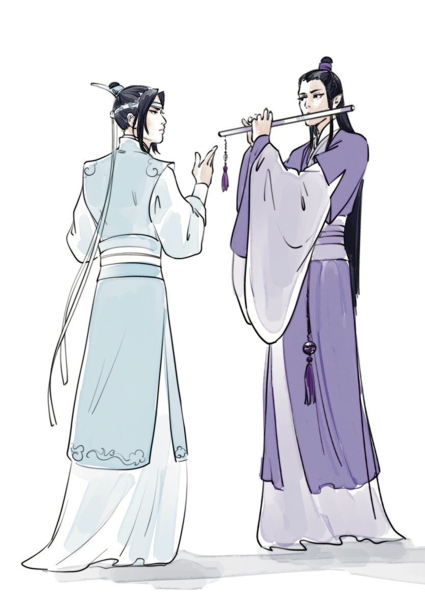 #Xichengtober2024 #mdzs #xicheng     
Day 16. Sect swap