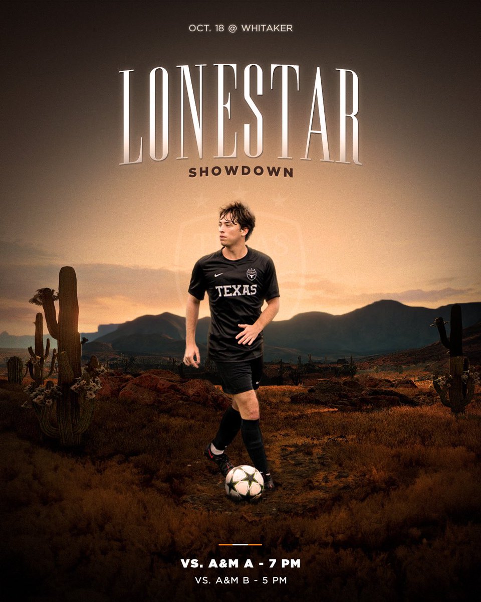 texasmsoccer's tweet photo. Come out to Whitaker or tune in in live on Friday 🤘🤘 https://t.co/8DnN4dlxgn