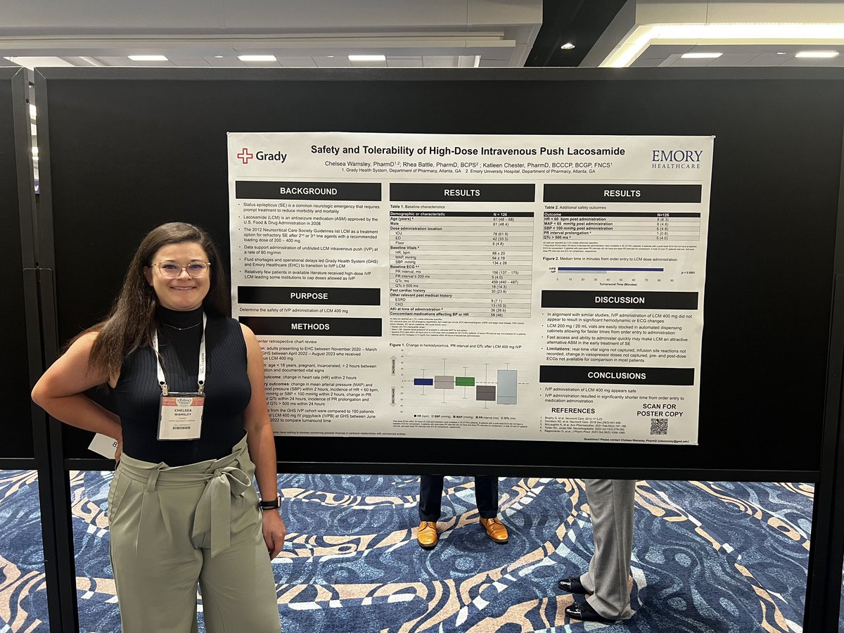 Chelsea Wamsley, PharmD (@cwamsley20) on Twitter photo Enjoyed talking about IV push lacosamide in the setting of a national fluid shortage. ๐๐ง
If you havenโt converted yet and have questions lmk!
<a href="/neurocritical/">Neurocritical Care Society</a> <a href="/katskript/">Kat Chester, PharmD, BCCCP, BCGP, FNCS</a> Enjoyed talking about IV push lacosamide in the setting of a national fluid shortage. ๐๐ง
If you havenโt converted yet and have questions lmk!
<a href="/neurocritical/">Neurocritical Care Society</a> <a href="/katskript/">Kat Chester, PharmD, BCCCP, BCGP, FNCS</a>