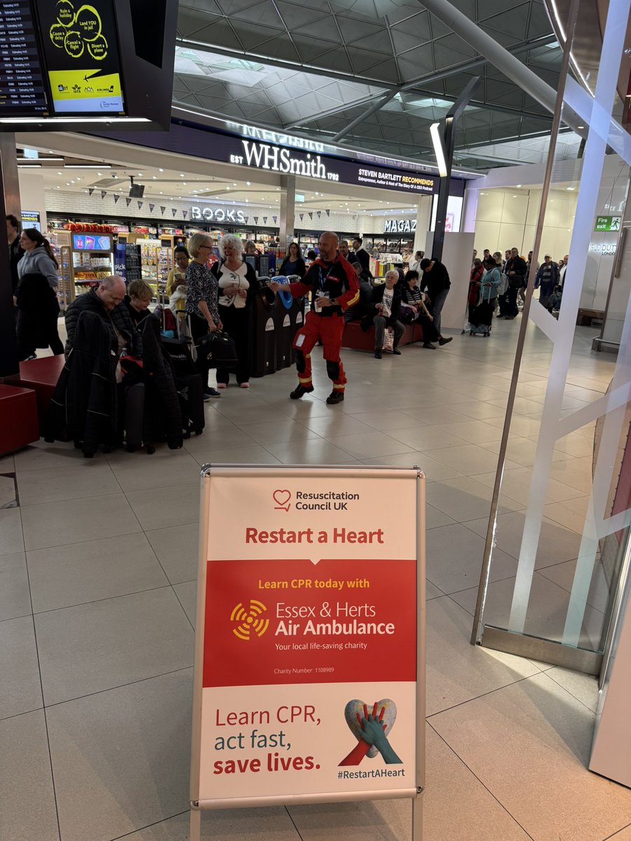 ehaatClinical (@ehaatclinical) on Twitter photo Thank you to everyone who came to see us at #StanstedAirport today. ~800 people are now scattered all over the world after learning CPR with this amazing team of people. Thanks so much everyone. <a href="/World_RAH/">WorldRestartaHeart</a> Thank you to everyone who came to see us at #StanstedAirport today. ~800 people are now scattered all over the world after learning CPR with this amazing team of people. Thanks so much everyone. <a href="/World_RAH/">WorldRestartaHeart</a>