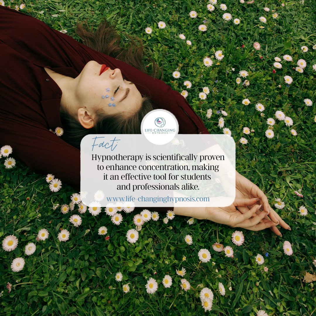 LifeChangingHyp's tweet image. Hypnotherapy works by accessing the subconscious mind to eliminate distractions, improve focus, and enhance mental clarity.

#Focus #ConcentrationBoost #Hypnotherapy #AcademicSuccess #WorkEfficiency #MentalClarity #Productivity