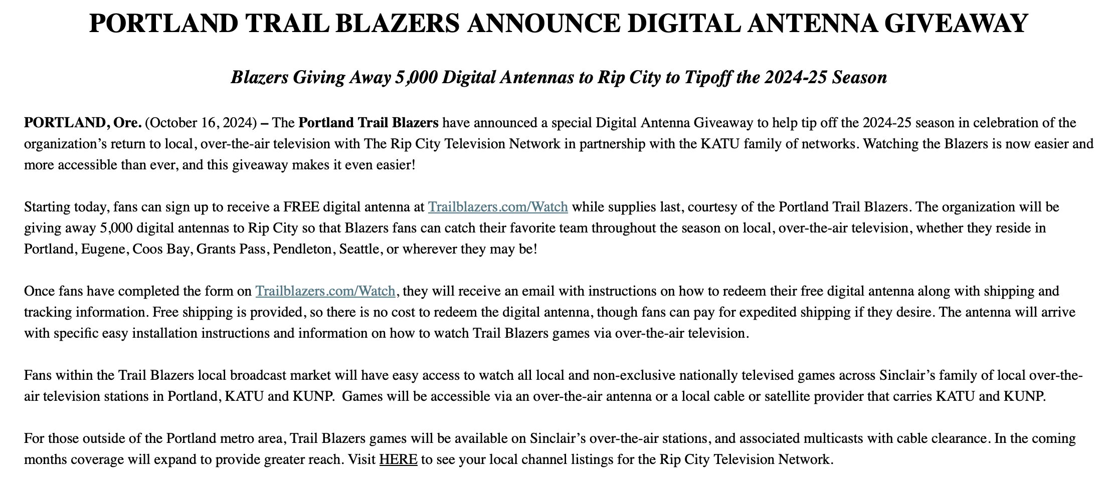 How to watch blazer games without cable deals