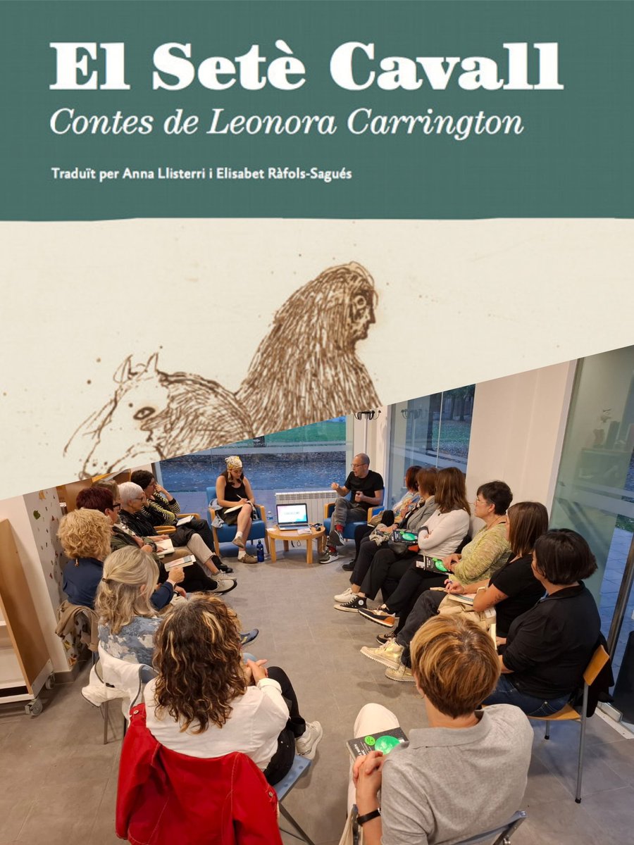 sabirrus's tweet photo. 100 anys i 1 dia després, el club de lectura "Dones que escriuen" de @BibsTorello hem celebrat la publicació del Manifest Surrealista. Gran sessió conduïda per @senyorforns i @meriwave_ #commemora2024 #quèfemalesbiblios https://t.co/r7pYVlcRqG