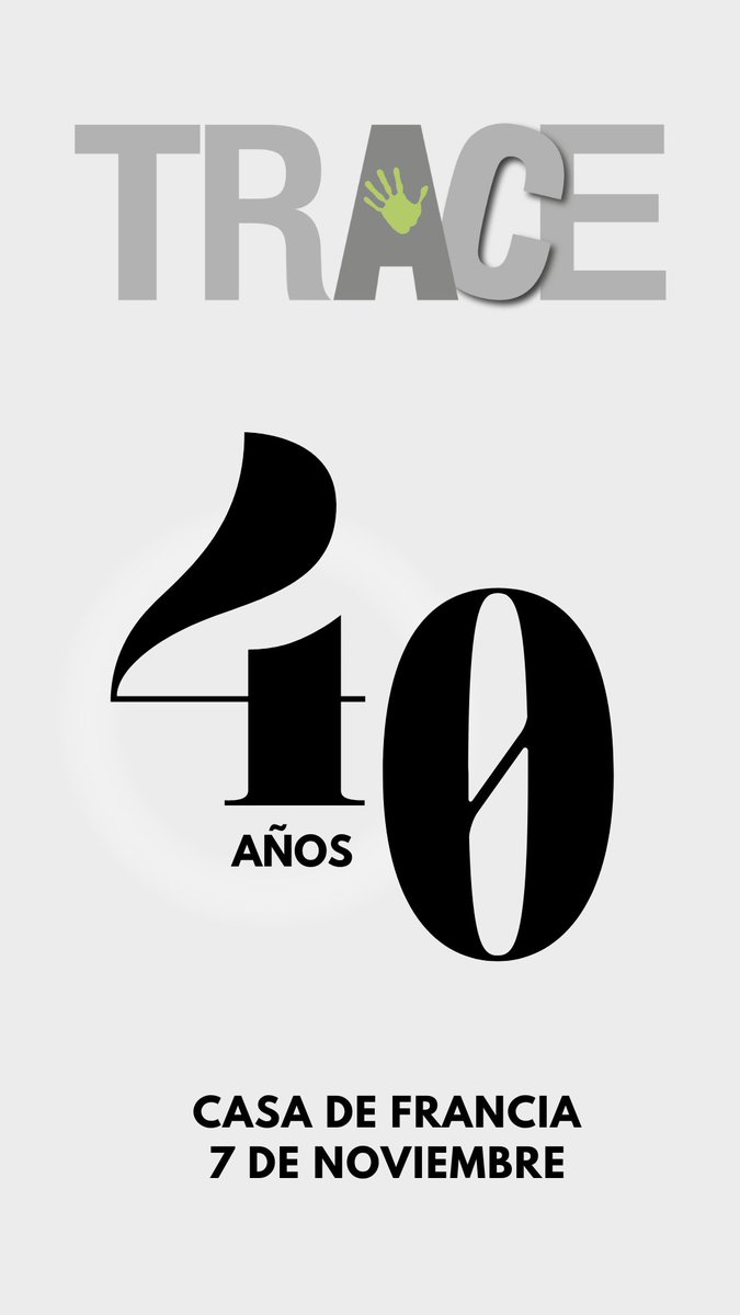 RevistaTrace's tweet photo. PRÓXIMAMENTE
Ya 40 años de publicar artículos en el área de Ciencias Sociales y Humanidades. Queremos festejar con ustedes, nuestros lectores.
¡Todos bienvenidos!
ENTRADA LIBRE https://t.co/dnxEOcfVA3