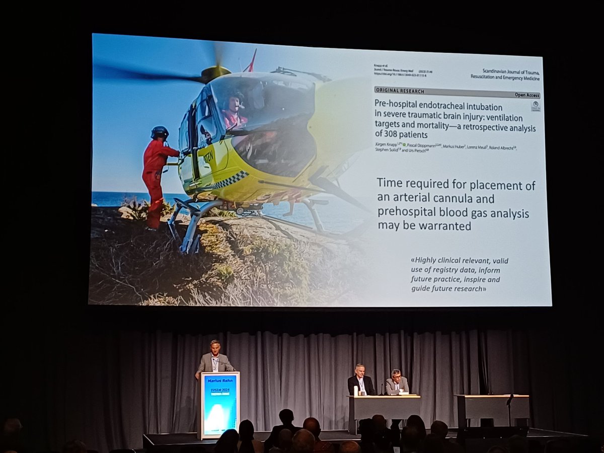 Great Papers 2023, as per @SJTREM Editor: our very own <a href="/anaesthemergmed/">Jürgen Knapp</a> <a href="/PietschUrs/">urs pietsch</a> .
#EUSEM2024
Great Work, guys🎉👏
In case you wonder: here is the paper: 
sjtrem.biomedcentral.com/articles/10.11…