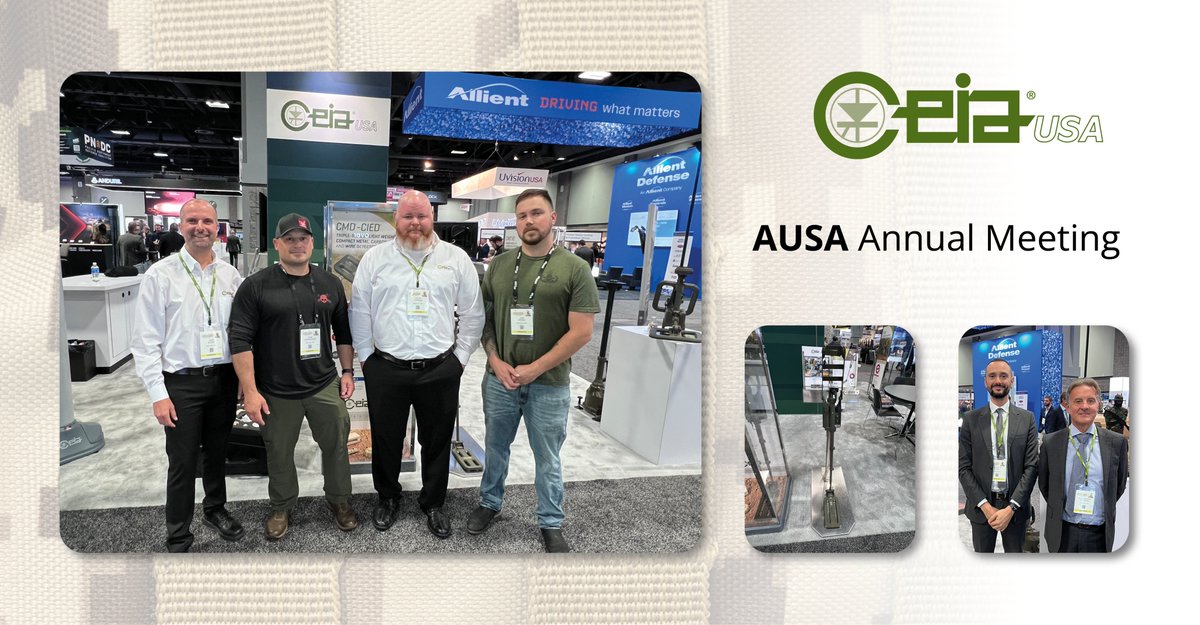 At the AUSA 2024 Annual Convention this week, John Zlocki and Patrik Loveless (CEIA USA), along with Raffaello Moroni and Maurizio Mascarino (CEIA SpA), are in Washington, DC at the CEIA USA Booth #3839. They welcome Ryan Hendrickson and Josh Jenkins from Tip of the Spear