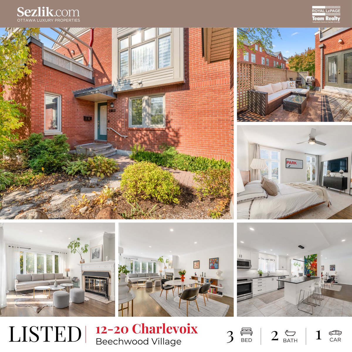 ⭐Just Listed⭐
📍 12-20 Charlevoix Street - Beechwood Village
$679,000
MLS #1415554
3🛏️,2🛀,1🚗

OPEN HOUSE Saturday 2-4pm