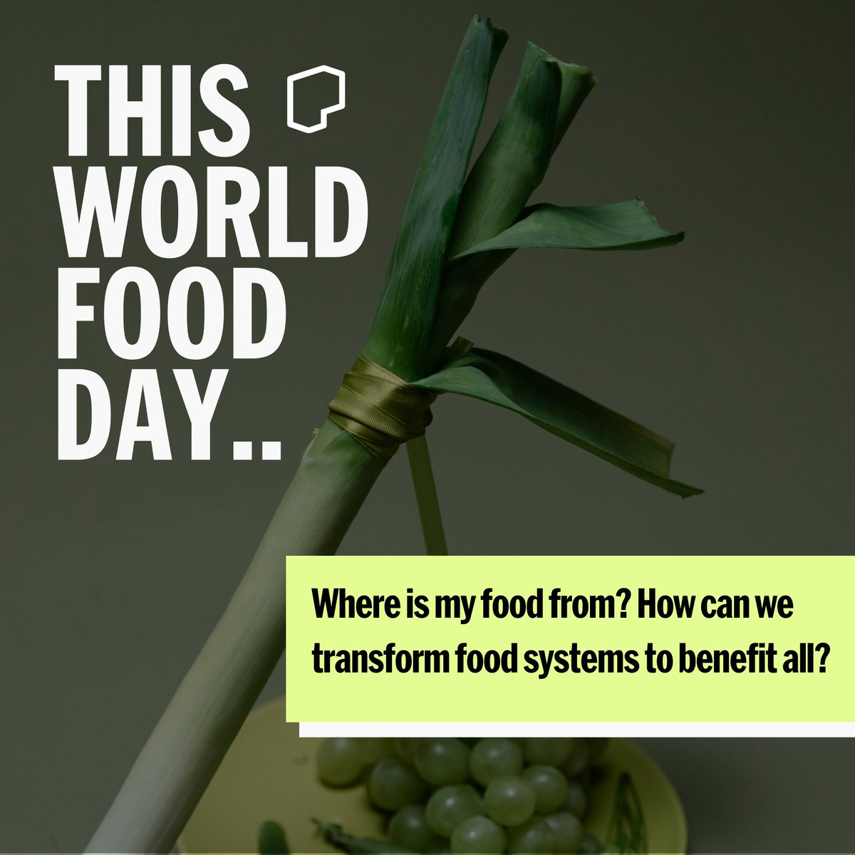 Purpose's tweet image. Food systems impact our planet &amp;amp; health. 🌱 On #WorldFoodDay, we look back at @TheFoodstand, an app we created to promote healthy eating &amp;amp; sustainable choices. 🍏 Learn how you can shape change too: bit.ly/3zQDkxn 

#SustainableEating #FoodSystems #ClimateAction
