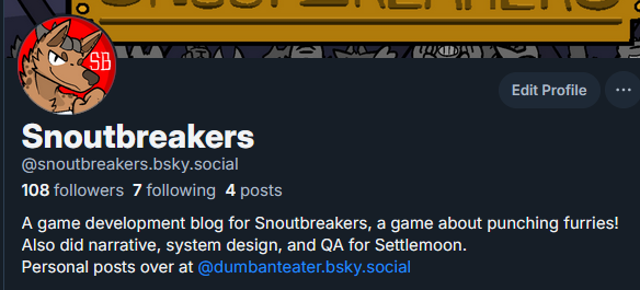 Snoutbreakers's tweet image. Hello. Nothing major to share for today, but just a reminder that I&apos;m looking to branch out to social media other than this one. Given that twitter has just updated their TOS to state that they&apos;re going to train AIs on every post, I am likely going to slow or stop updates here.🦋