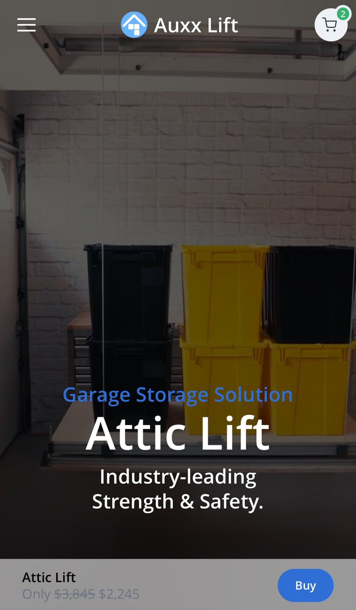 New website is live!! Check it out! auxx-lift.com