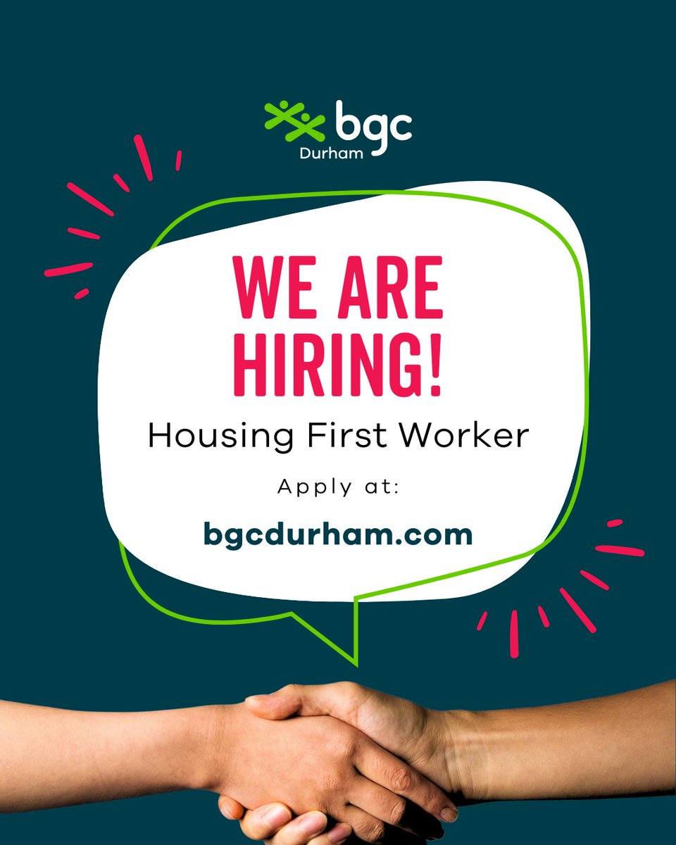 BGC Durham is looking for a dedicated Housing First Worker to make a difference in our community! If you're passionate about supporting individuals in finding stable housing and improving their quality of life, this is the perfect opportunity for you.

➡️ bgcdurham.com/get-involved/c…