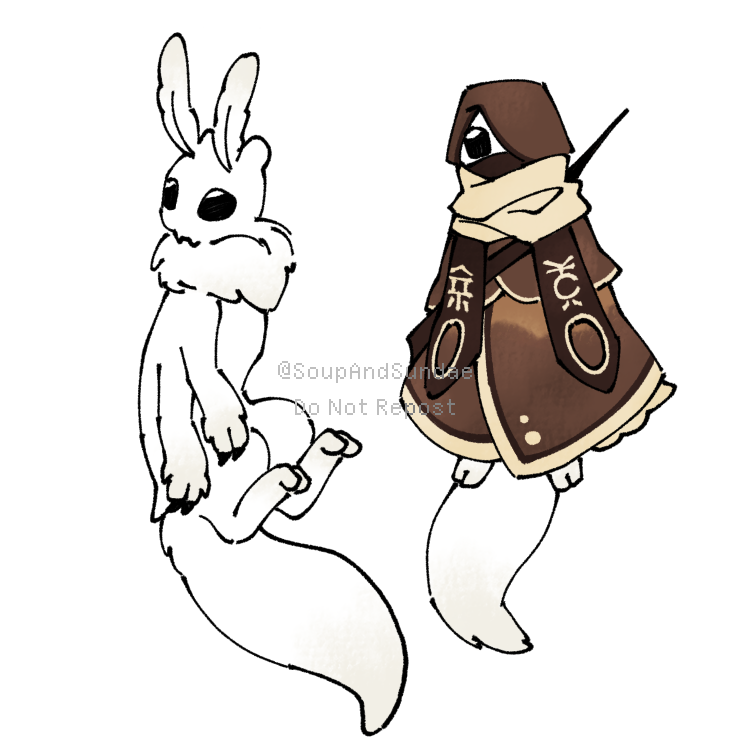 I doodled Moth as a scug :3c