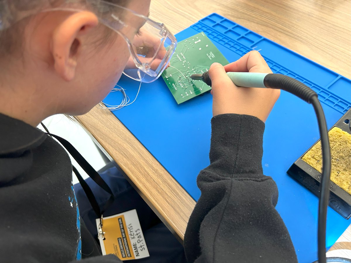 Grade 7 &amp; 8 students from <a href="/alcdsb_stph/">St. Patrick Catholic School (Harrowsmith)</a> joined 150 other girls from across Eastern Ontario at the <a href="/skillsontario/">Skills Ontario</a> ‘International Day of the Girl’ event in Ottawa on Thursday where students explored careers in the skilled trades &amp; technologies through hands-on learning. <a href="/alcdsb_oyap/">ALCDSB Ontario Youth Apprenticeship Program</a>