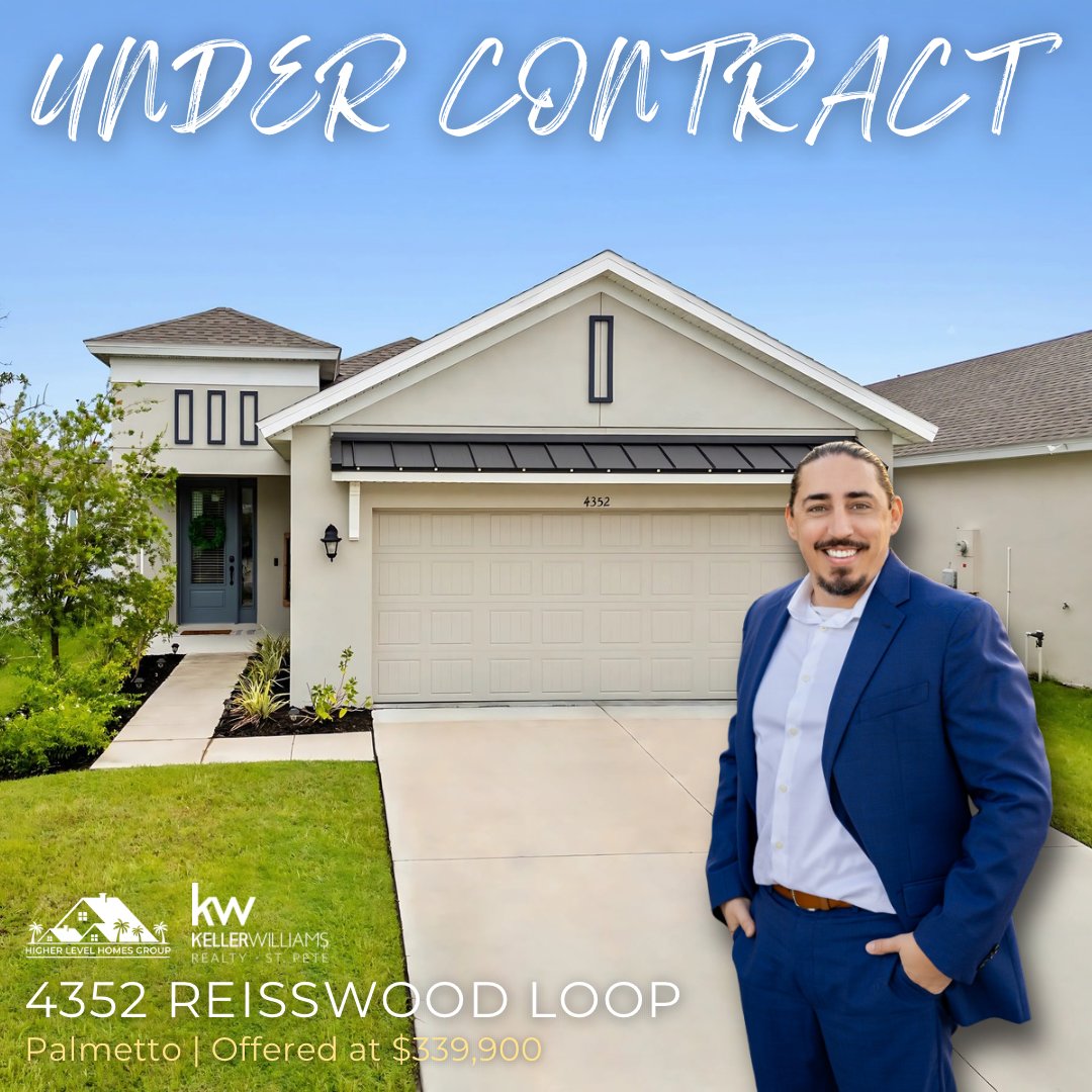 AgtAdamSellsFL's tweet photo. While we were looking at a cat 5 hurricane barreling towards the Tampa Bay Area, preparing our properties and ourselves for possible hunkering down or evacuation, we negotiated and went UNDER CONTRACT on our stunning listing in Palmetto the day before the hurricane hit. 🙏 https://t.co/TLatIiArue