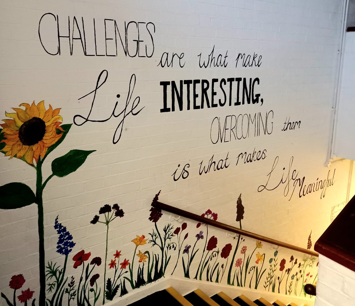 We love these messages that one of our team members found in one of their schools today