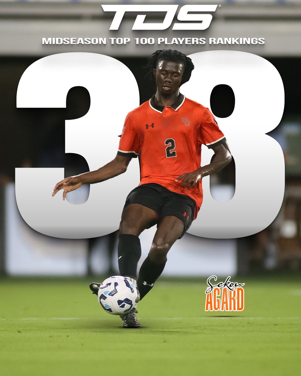 Mercer_MSoccer's tweet photo. One of the nation's best 🤩

Sekou Agard has been ranked 38th in the @TopDrawerSoccer Midseason Top 100 Players rankings!

🗞️: https://t.co/bGxeLAX3X1

#RoarTogether https://t.co/iLB63lmAm8