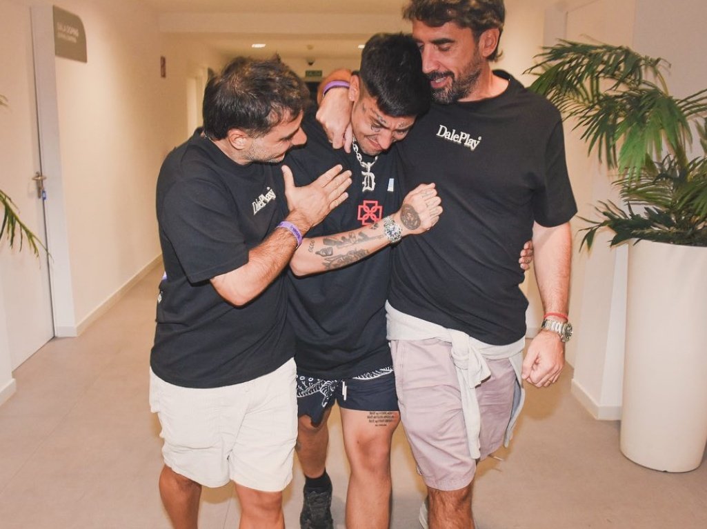 Duko emocionado el día del Bernabéu.