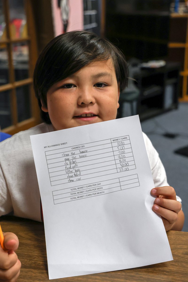 FoothillsBGC's tweet photo. Learning the art of budgeting in our Money Matters program! 💡💸 Club members created allowance sheets using their chores and compared their earnings to their needs and wants lists. Our young savers are taking their first steps toward smart financial planning! https://t.co/POmY4pxJ73