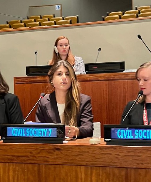 Reaching Critical Will (@rcw_) on Twitter photo At the #FirstCommittee, <a href="/WILPF/">WILPF</a> fellow Maya Mele delivered a statement on behalf of 17 civil society organisations, highlighting the dangers of patriarchy and gender norms on disarmament, and calling for diversity and intersectional analysis. 📜: reachingcriticalwill.org/images/documen… At the #FirstCommittee, <a href="/WILPF/">WILPF</a> fellow Maya Mele delivered a statement on behalf of 17 civil society organisations, highlighting the dangers of patriarchy and gender norms on disarmament, and calling for diversity and intersectional analysis. 📜: reachingcriticalwill.org/images/documen…