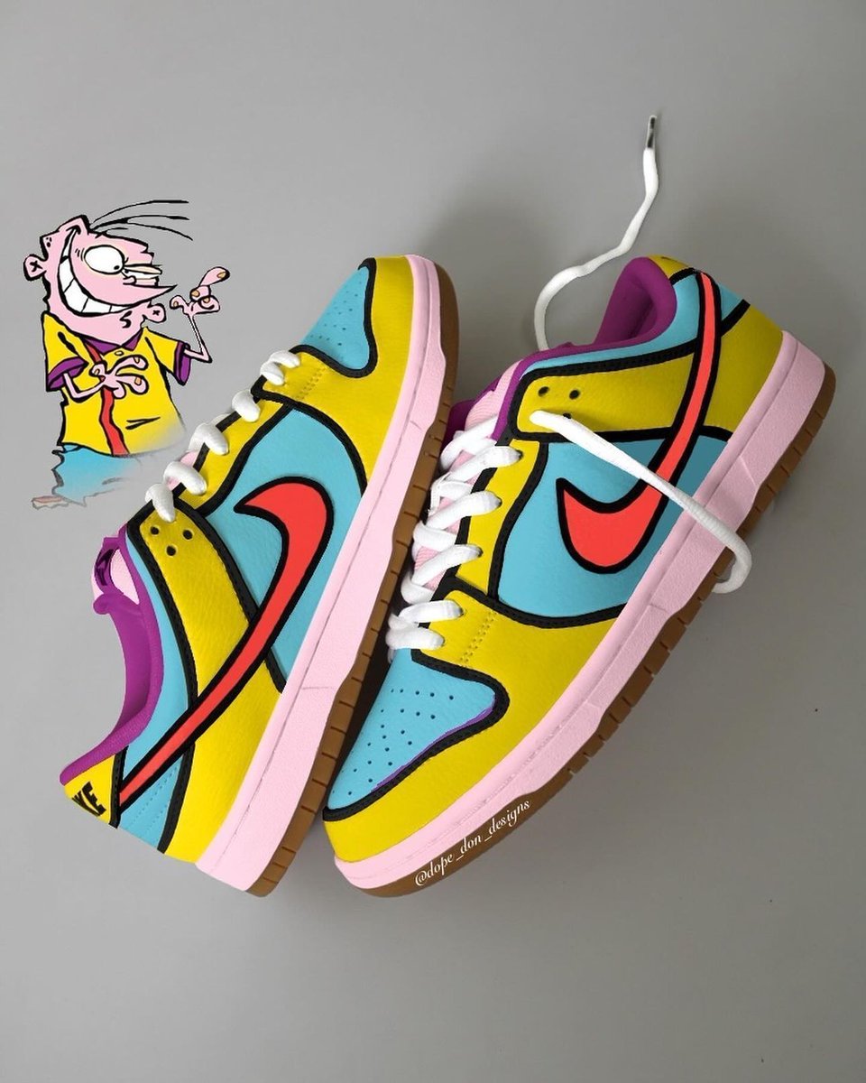 JustFreshKicks's tweet photo. Ed, Edd n Eddy 2.0 x Nike SB Dunk Low 🎨 https://t.co/v5r6EZFU7S